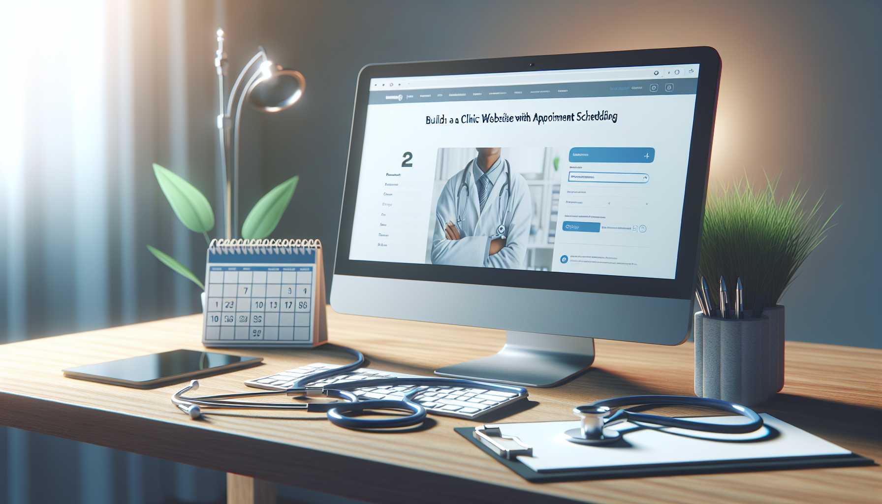 בניית אתר מרפאה עם זימון תורים