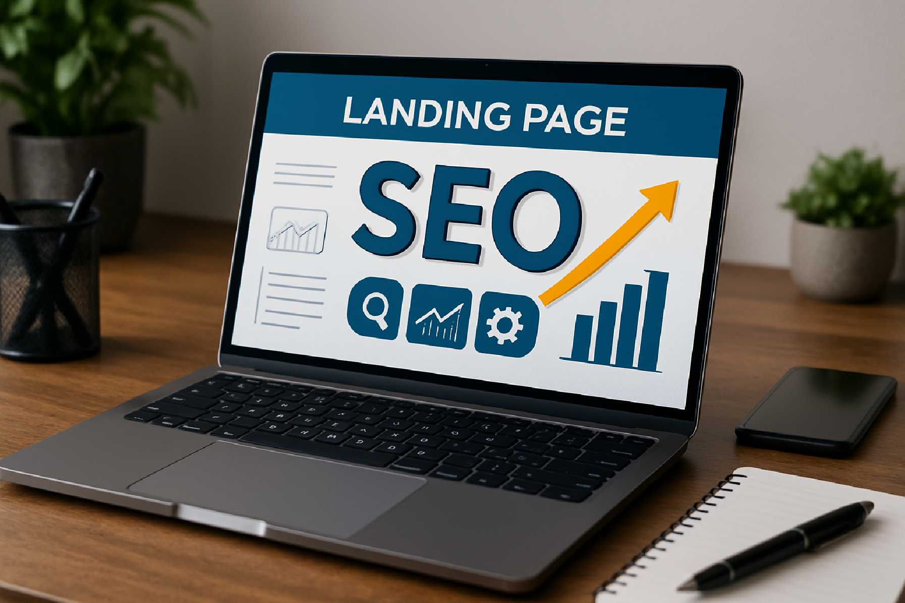 דף נחיתה עם SEO