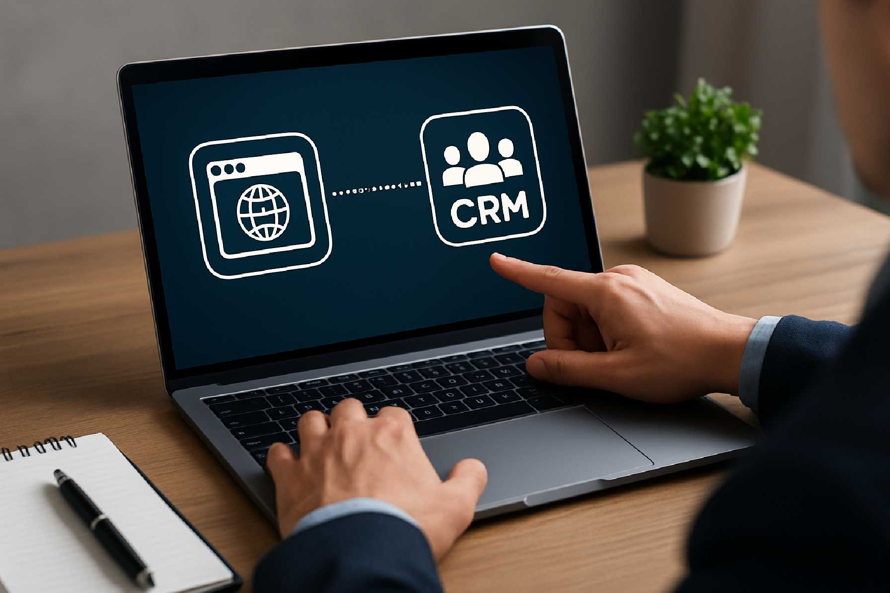 איך לחבר אתר ל־CRM