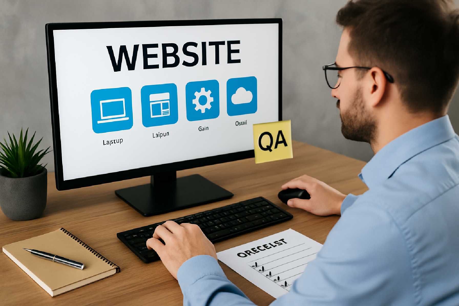 בניית תהליך QA לאתר חדש