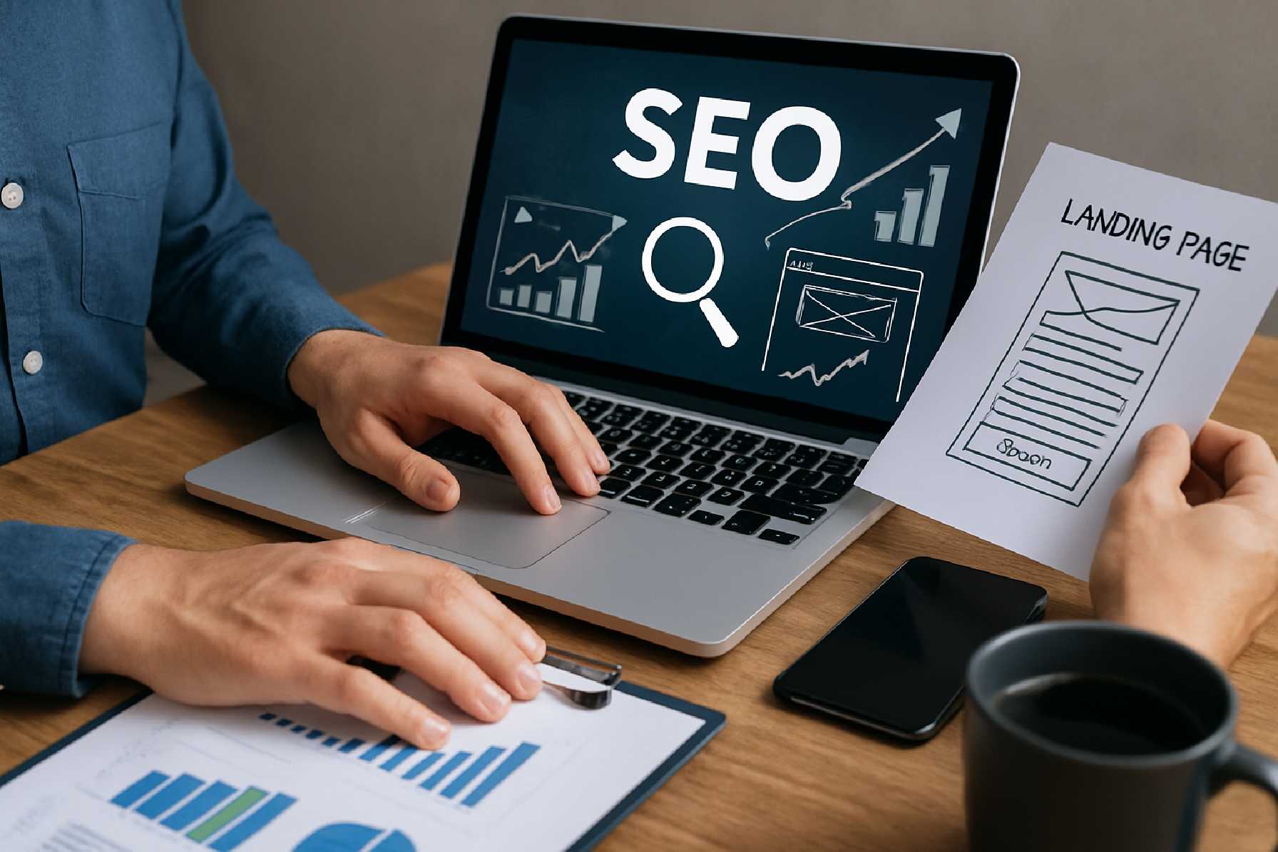 בניית אתר עם דפי נחיתה SEO