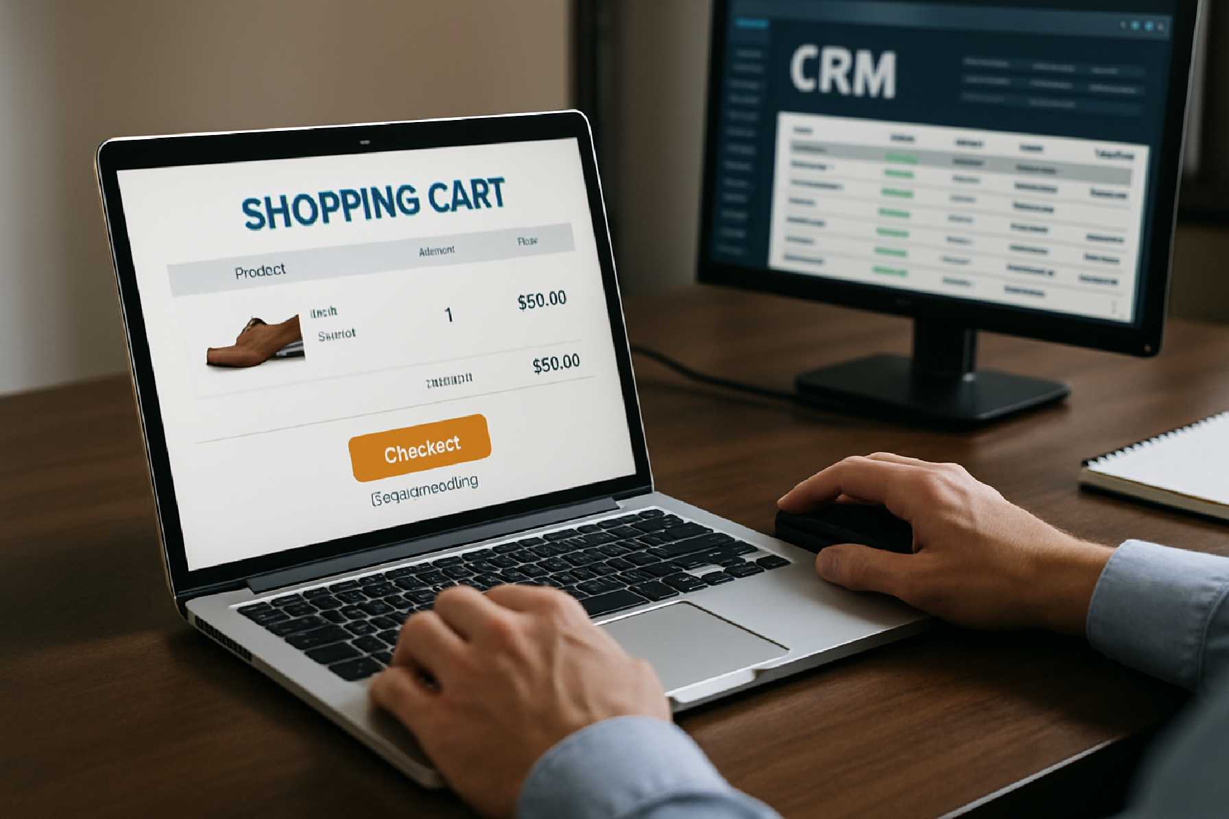 בניית אתר מסחר עם חיבור ל-CRM