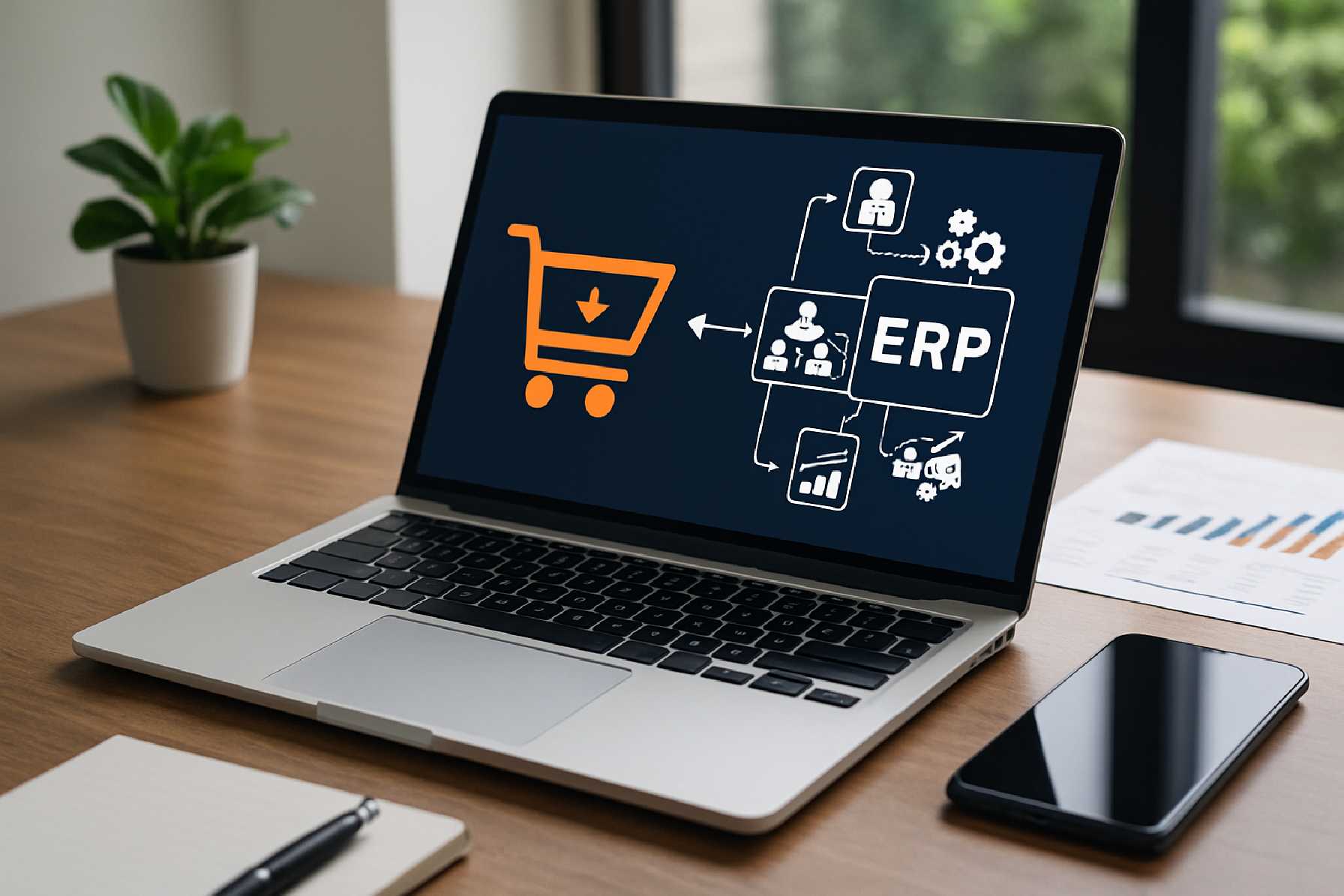 בניית חנות עם חיבור ERP